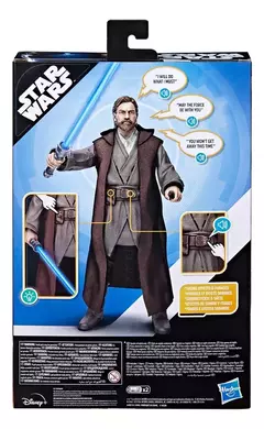 Star Wars Hasbro 6862 Figura 29cm Articulado Galactic Action Obi-Wan Kenobi - All4Toys