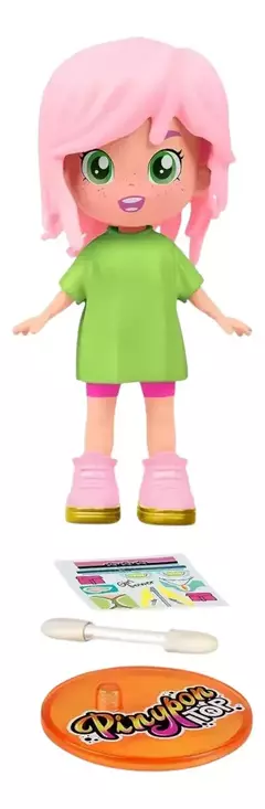 Pinypon 0000 TOP GIRLS Muñeca 11cm Blister Con Stickers - All4Toys