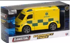 Imagen de Autos Teamsterz 14065 - Camion Emergencia 12cm Bombero - Policia - Rescue - Grua Policia