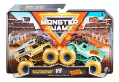Monster JAM - Escala 1:64 Pack x2 - Wreckreation Vs Ranger Rescue