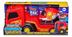 Autos Teamsterz 14181 - Playset Camion Transportador Robusto 40cm + Helicoptero Bombero