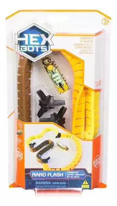 HEX BOTS 68138 Nano Flash Insecto Grande + Circuito p/construir Abeja/Grillo