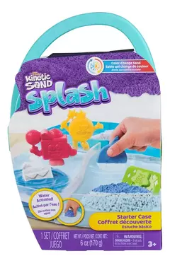 Kinetic Sand 71675 - Sand Splash Change Color 170grs - comprar online