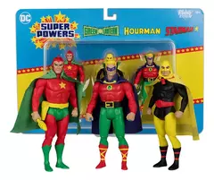Muñeco Accion - MC Farlane 12cm Pack x3 17329 - Green Lantern + Hourman + Starman