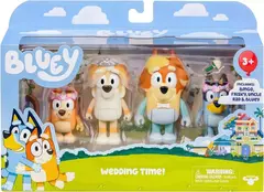 Bluey 13013 / 13051 / 17366 Set de 4 Figuras Familia y Amigos - comprar online