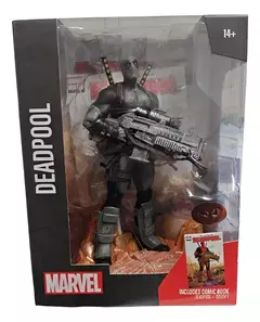 Estatua - MC Farlane 23cm Marvel Collection Grey Deadpool 14815