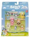 Bluey 17676- Pack x8 Figuras Amigos del Vecindario