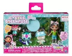 Gabby's Dollhouse Set Camping X4 Personajes 1 Accesorio Sorpresa 36227