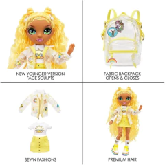 Imagen de Muñeca Con Ropitas Rainbow Junior High Fashion Serie 1 Sunny Madison