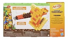 Pistola Lanza Dardos Nerf Minecraft Firebrand Hacha Hasbro 8954 - comprar online