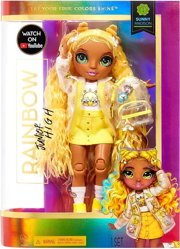 Muñeca Con Ropitas Rainbow Junior High Fashion Serie 1 Sunny Madison