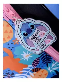 Mochila 27149 Stitch Carro16" Hawai Cierre - All4Toys