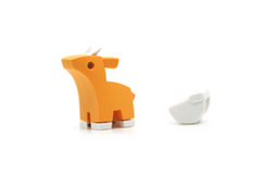 Animales de selva Halftoys Baby Playset 09cm Baby Impala + Cuna Muñeco encastre iman en internet
