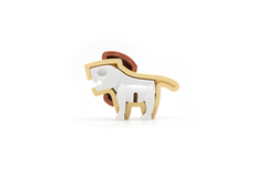 Animales de selva Halftoys Baby Playset 09cm Baby Leon + Cuna Muñeco encastre iman - tienda online