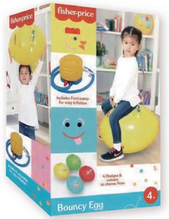 Fisher Price 65106 - Saltarin Pelota Agarre Egg Shape