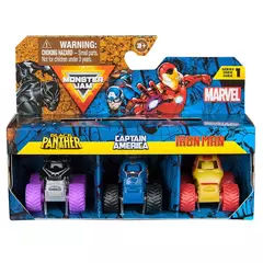 Monster JAM - Escala Mini/Micro 58795 Pack x3 Autos Marvel - comprar online