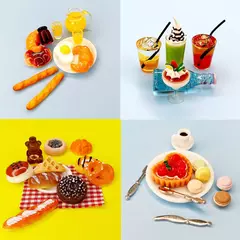 Mini World Serie 3 Lila - Capsula mini con comida