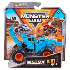 Monster JAM - Escala 1:64 Dirt Squad Drilliam 58732