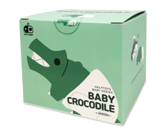 Animales de selva Halftoys Baby Playset 09cm Baby Cocodrilo + Cuna Muñeco encastre iman