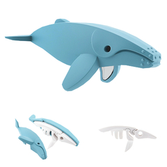 Halftoys Ocean Playset 16cm Cachalote + Diorama Muñeco encastre iman - All4Toys