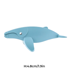 Imagen de Halftoys Ocean Playset 16cm Ballena Jorobada + Diorama Muñeco encastre iman