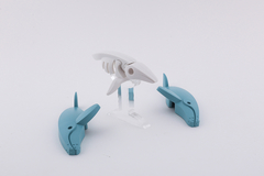 Halftoys Ocean Playset 16cm Cachalote + Diorama Muñeco encastre iman - comprar online