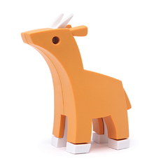 Halftoys Animal Playset 16cm Impala + Diorama Muñeco encastre iman - All4Toys