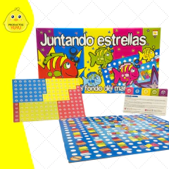 Juego de Mesa - Juntando estrellas en el fondo del mar en internet