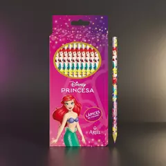 Set x12 Lapices de Colores - La Sirenita