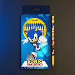 Set x12 Lapices de Colores - Sonic