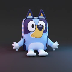 Mochila 72405 Bluey Espalda 12" 3D Face Personaje - comprar online