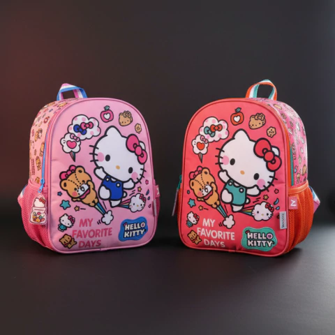 Mochila 88078 Hello Kitty Espalda 12" Dias Favoritos Roja - comprar online