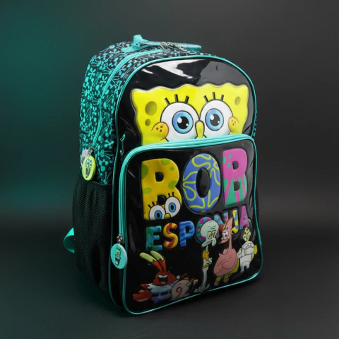 Mochila BJ102 Bob Esponja Espalda 18" - comprar online