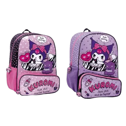 Mochila 74252 Kuromi Espalda 16" Chill