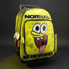 Mochila BJ250 Bob Esponja Carro 16" Sonrisa - comprar online