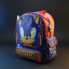 Mochila SO125 Sonic Espalda 16" Cara Sonic en internet