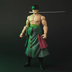 One Piece Figura Articulada 17cm 37052 - Roronoa Zoro three sword style en internet