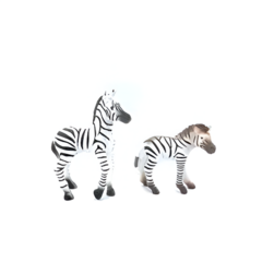 Animal World 99708 Playset 19cm - Pack x2 - Cebra Flia - comprar online