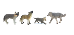 Animal World 99752 Playset 31cm - Pack x4 - Lobos Flia - comprar online