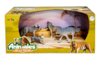 Animal World 99752 Playset 31cm - Pack x4 - Lobos Flia