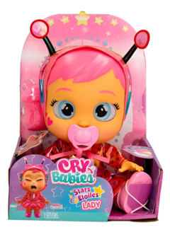 Cry Babies Muñeca 32cm Star Etoiles Wabro 99678 Ojos luminosos - comprar online
