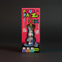 Pour Palz TMR009 Para Pintar C/Clip On Mini Conejos 8cm