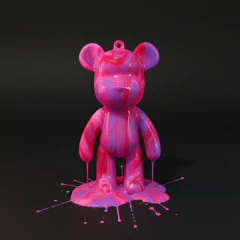 Pour Palz TMR001 Para Pintar C/Clip On Mini Osos 8cm - tienda online