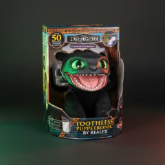 Puppetronic 59175 Real Fx How to Train your Dragon - Toothless Chimuelo 25cm - comprar online