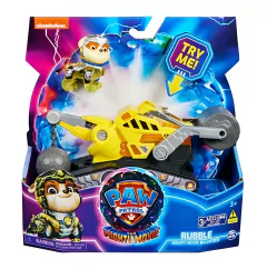 Figura Paw Patrol 17776m Mighty Movie Vehuculo Spinmaster Rubble