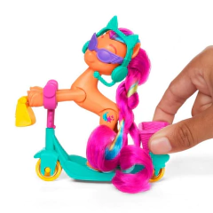 Little Pony Hasbro 8725 - Playset en Patineta Scooter - Ponny Naranja - tienda online