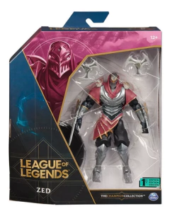 Figura Articulada Original Spin Master 15cm League of Legends Zed 38481 Arcane - comprar online