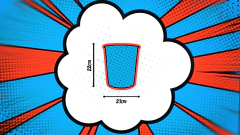 Imagen de Bazar Hello Kitty 1388 Papelera 22x21 Cesto Basura