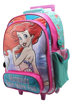 Mochila EP158 Sirenita Carro 18" Little Mermaid - tienda online