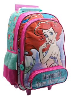 Mochila EP158 Sirenita Carro 18" Little Mermaid - All4Toys